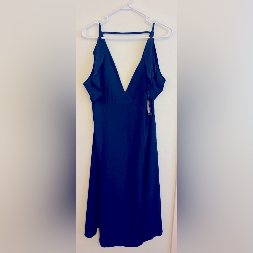 Nasty Gal Navy Maxi Dress US 6/UK10 NWT